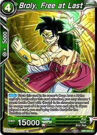 Broly, Free at Last - DB1-052 - Card Masters