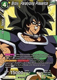 Broly, Paralyzing Presence (Broly Pack Vol. 3) P-111 PR - Card Masters