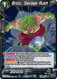 Broly, Savage Rush - BT11-147 - 1st Edition - Card Masters