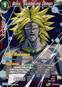 Broly, Slumbering Demon - Card Masters