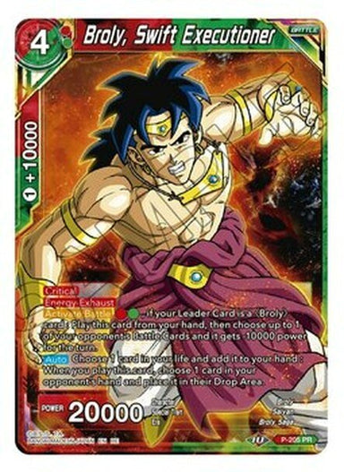 Broly, Swift Executioner P-205 RE - Card Masters
