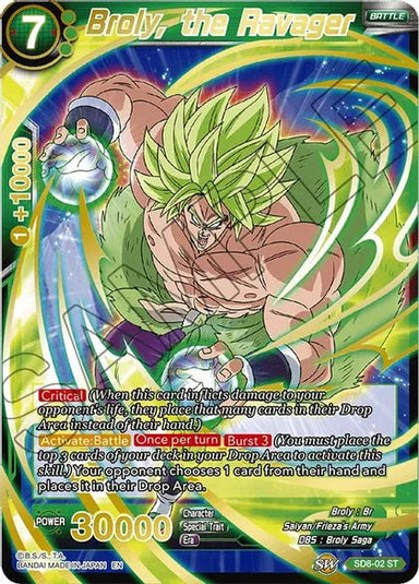 Broly, the Ravager - SD8-02 - Starter - Card Masters