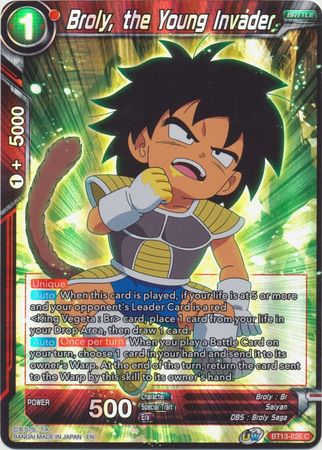 Broly, the Young Invader - BT13-026 - Card Masters