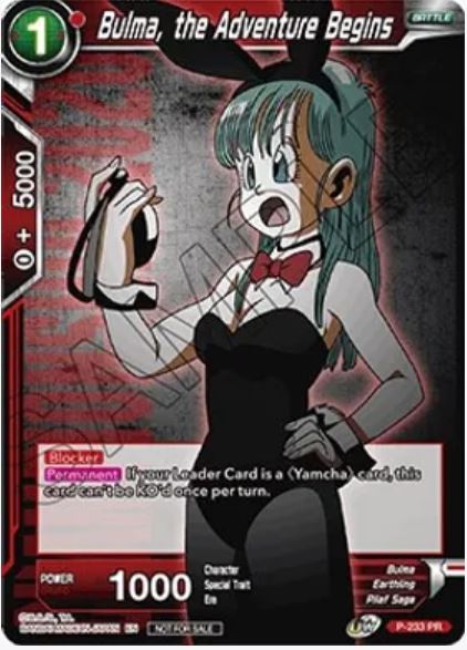 Bulma, the Adventure Begins - P-233 - Championship 2020 Promo - Card Masters