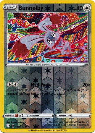 Bunnelby - 150/189 - Common Reverse Holo - Card Masters