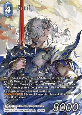 Cecil (Full Art) 20-109H - Card Masters