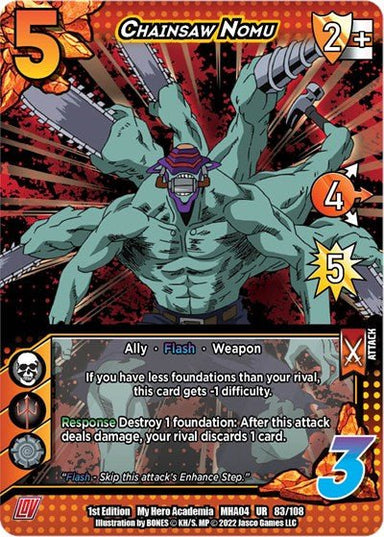 Chainsaw Nomu - MHA04 - Card Masters