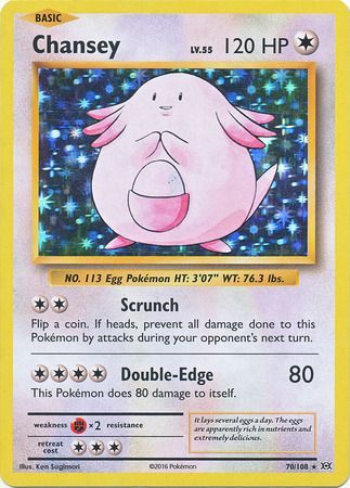 Chansey - 70/108 - Rare - Card Masters