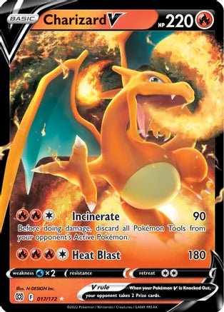 Charizard V - 017/172 - Card Masters