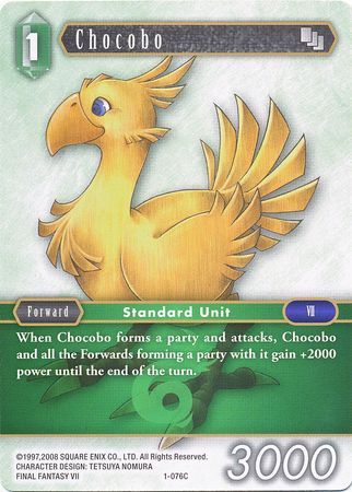 Chocobo - 1-076C - Common - Card Masters