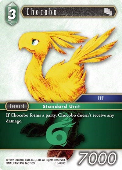 Chocobo 5- - Card Masters