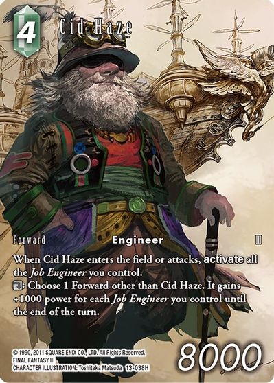 Cid Haze - 13-038H - Hero Foil (Full Art) - Card Masters