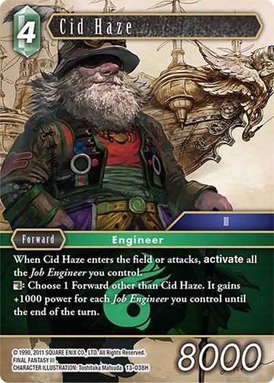 Cid Haze 13- - Card Masters