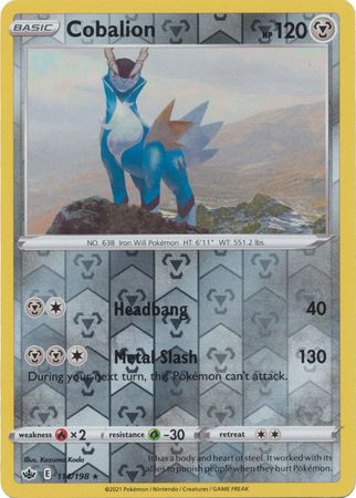 Cobalion - 114/198 - Rare - Card Masters