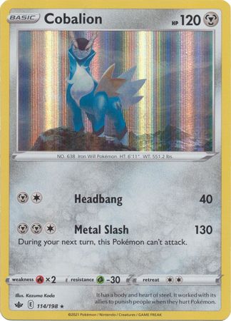 Cobalion - 114/198 - Rare - Card Masters