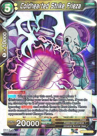 Coldhearted Strike Frieza - TB1-078 - Foil Rare - Card Masters