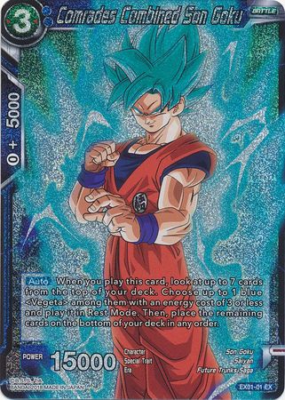 Comrades Combined Son Goku - EX01-01 EX - Card Masters