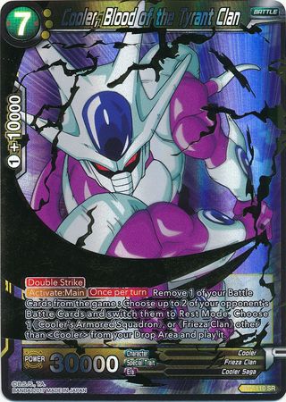 Cooler, Blood of the Tyrant Clan - BT2-110 - Super Rare - Card Masters