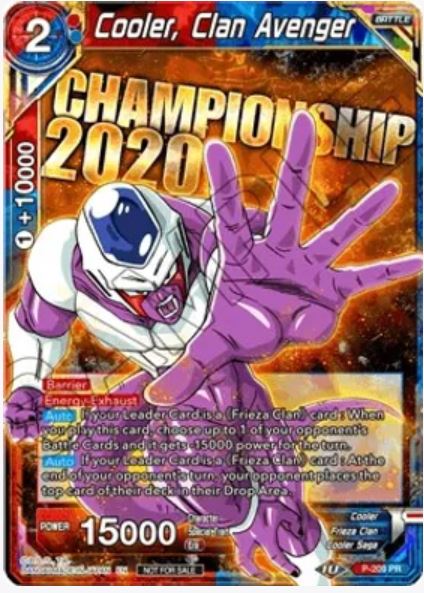 Cooler, Clan Avenger - P-209 - Championship 2020 Promo - Card Masters