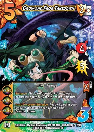 Crow and Frog Takedown (Plus Ultra Pack 1) - MHA-PU01 P 2/12 - Card Masters