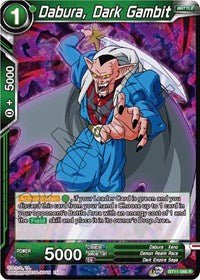 Dabura, Dark Gambit - BT11-086 R - 1st Edition - Card Masters