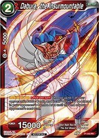 Dabura, the Insurmountable (Power Booster: World Martial Arts Tournament) - P-145 PR - Card Masters