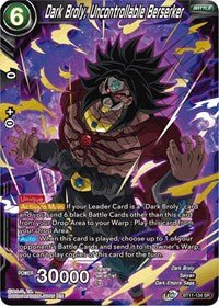 Dark Broly, Uncontrollable Berserker - BT11-134 - 2nd Edition - Card Masters