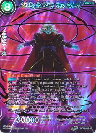 Dark King Mechikabura, Power Restored - BT13-142 - Super Rare - Card Masters