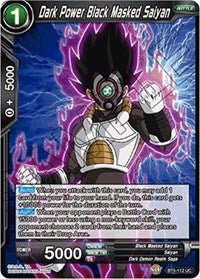 Dark Power Black Masked Saiyan BT5-112 - Card Masters