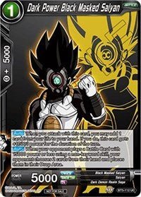 Dark Power Black Masked Saiyan (Event Pack 3 - 2019) - BT5-112 - Card Masters
