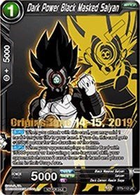 Dark Power Black Masked Saiyan (Origins 2019) - Card Masters