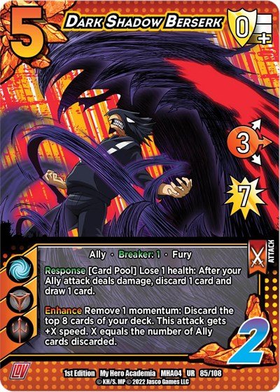 Dark Shadow Berserk - MHA04 - Card Masters