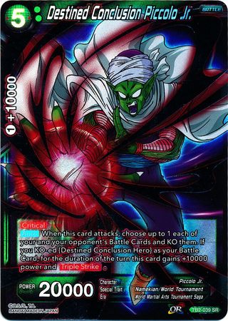 Destined Conclusion Piccolo Jr. - TB2-039 - SR - Card Masters