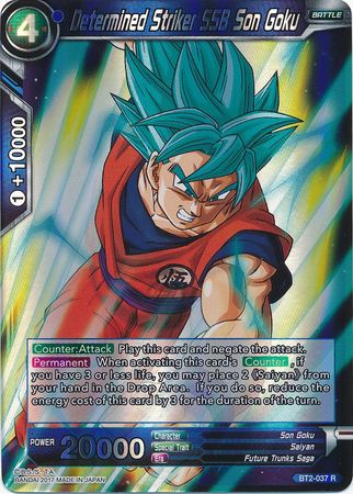 Determined Striker SSB Son Goku - BT2-037 - Rare - Card Masters
