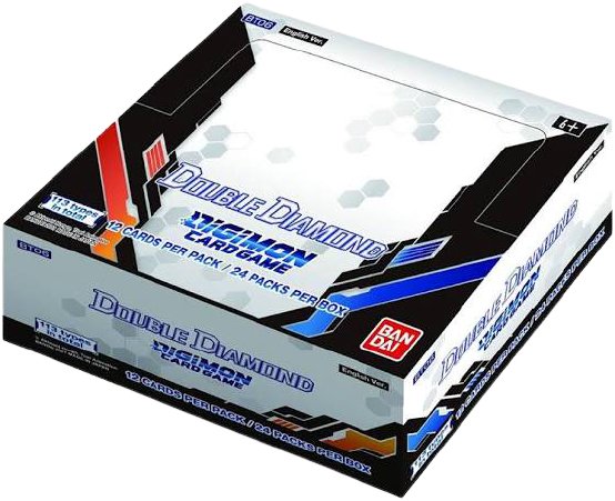 Digimon Series 06 Double Diamond BT06 Booster Box Case (12 booster boxes) - Card Masters