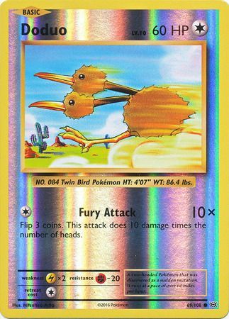 Doduo - 69/108 - Common - Card Masters