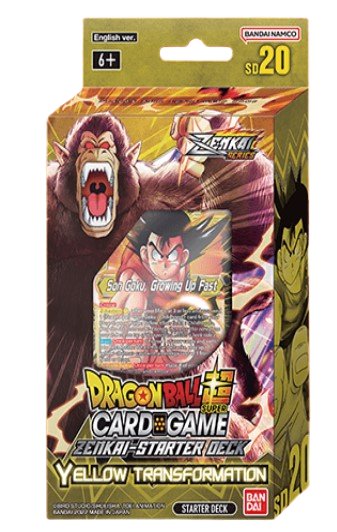 Dragon Ball Super Card Game Zenkai -YELLOW TRANSFORMATION- (YELLOW) SD-20 - Card Masters