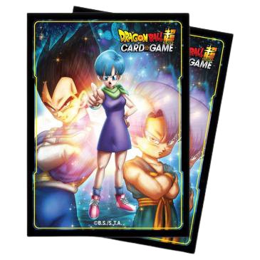 Dragon Ball Super Standard Size Deck Protector sleeves 65ct Bulma,Vegeta, and Trunks - Card Masters