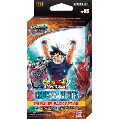 Dragon Ball Super Unison Warrior Series 5 Cross Spirits Premium Pack - Card Masters
