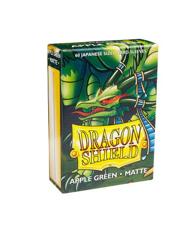 Dragon Shield: Matte Apple Green Sleeves - Japanese Size - Card Masters
