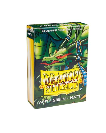 Dragon Shield: Matte Apple Green Sleeves - Japanese Size - Card Masters