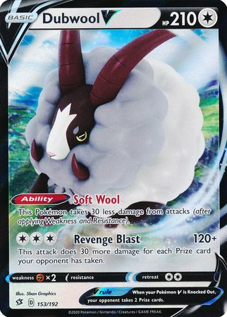 Dubwool V - 153/192 - Ultra Rare - Card Masters