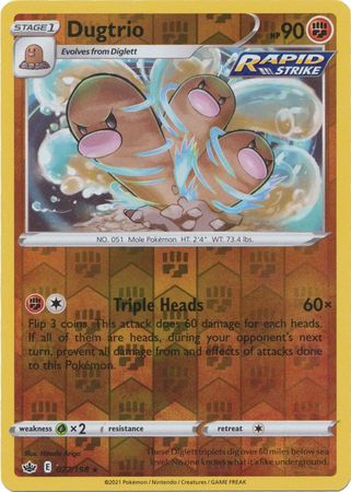 Dugtrio - 77/198 - Rare - Card Masters