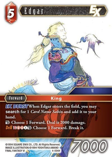 Edgar EX 4- - Card Masters