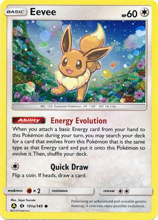 Eevee - 101a/149 - Alternate Art Promo - Card Masters