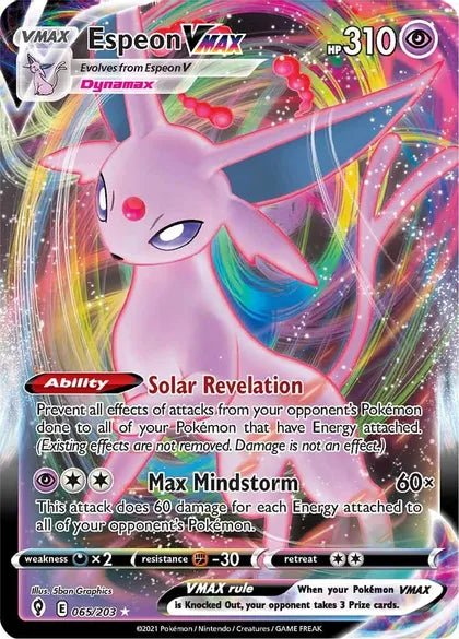 Espeon VMAX - 065/203 - Card Masters