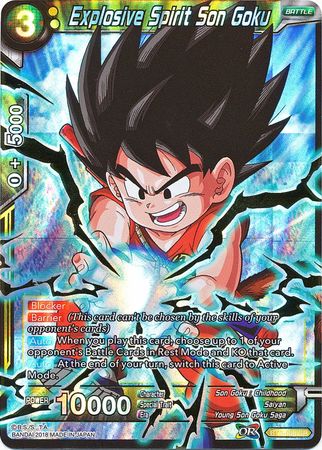 Explosive Spirit Son Goku - BT3-088 - Super Rare - Card Masters