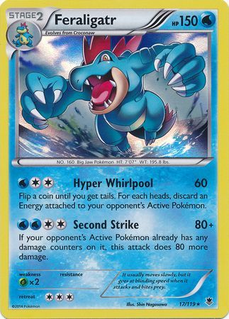 Feraligatr - 17/119 - Holo Rare - Card Masters