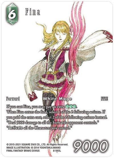 Fina (Full Art Reprint) 13- - Card Masters