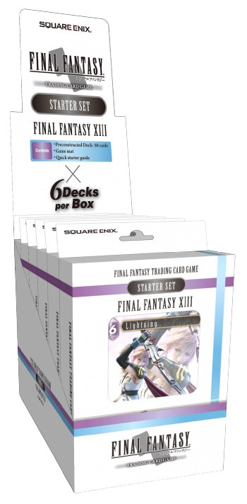 Final Fantasy Trading Card Game Starter Set Final Fantasy 13 (CDU of 6) Sealed Box - Card Masters